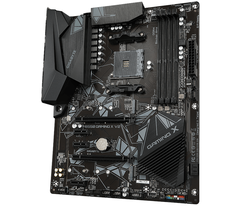 Дънна платка GIGABYTE B550 GAMING X V2 Socket AM4, 4 x DDR4, RGB Fusion, V2 (rev. 1.0) - Image 4