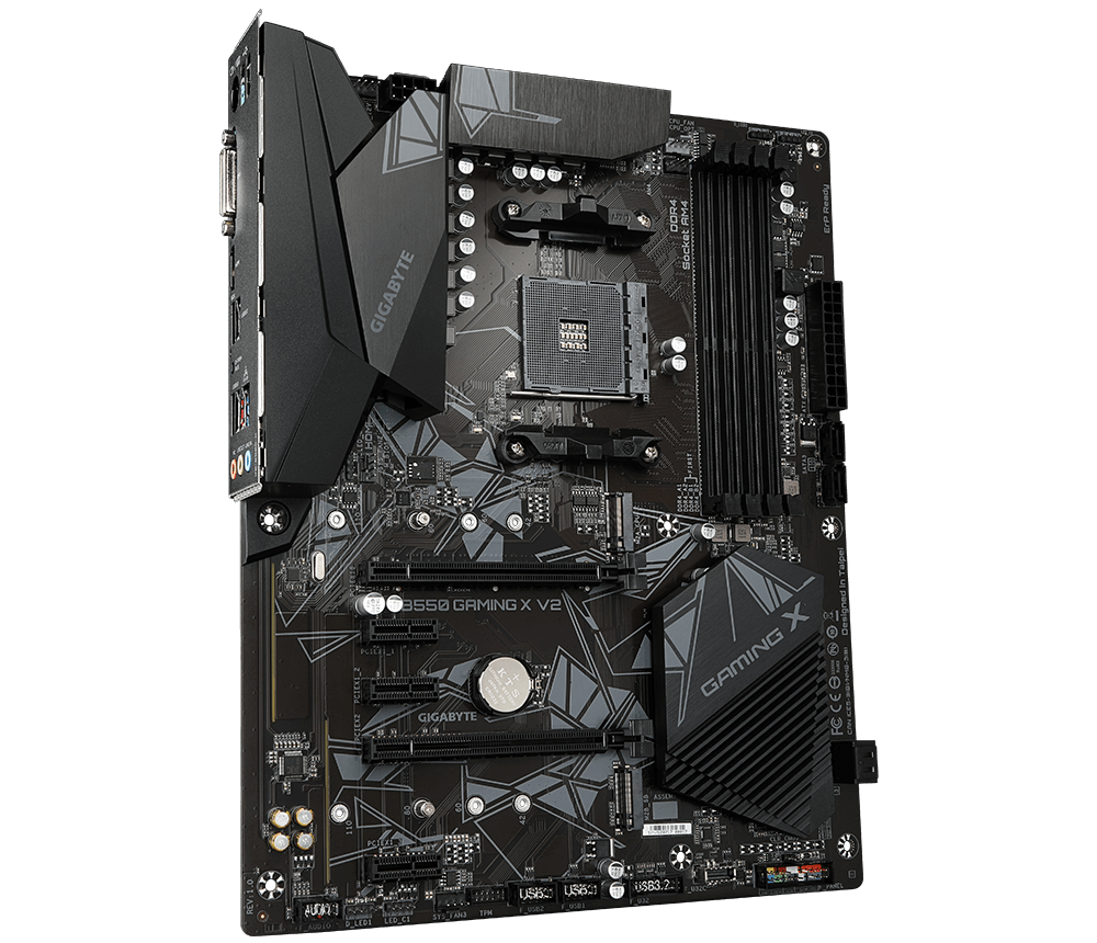 Дънна платка GIGABYTE B550 GAMING X V2 Socket AM4, 4 x DDR4, RGB Fusion, V2 (rev. 1.0) - Image 3