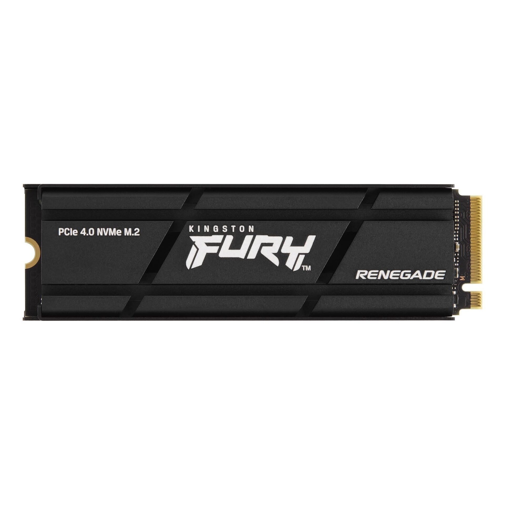 SSD Kingston Fury Renegade M.2-2280 PCIe 4.0 NVMe 1000GB, Heatsink