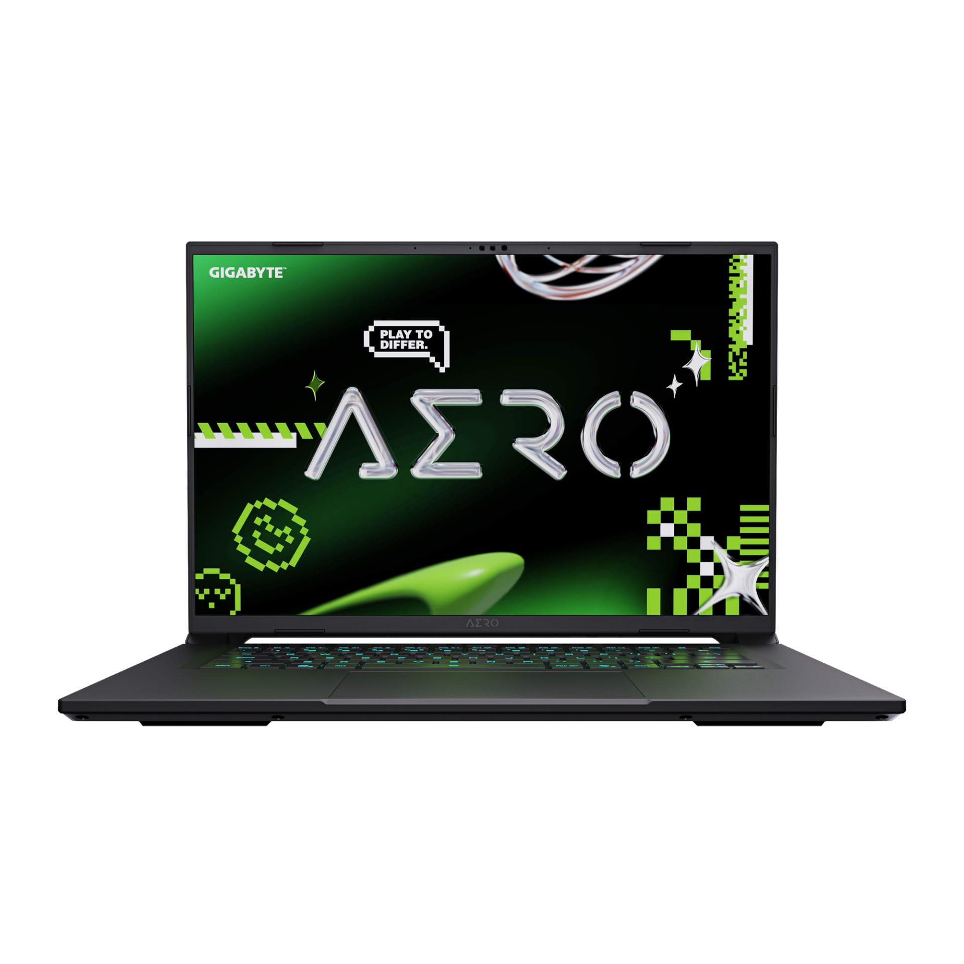 Лаптоп GIGABYTE AERO X16 WH93EEC64DH - 16" inch IPS 165Hz, AMD Ryzen Al 7 350, 2x16GB DDR5, 1TB SSD Gen4, RTX 5070, Win 11 Home - Сив