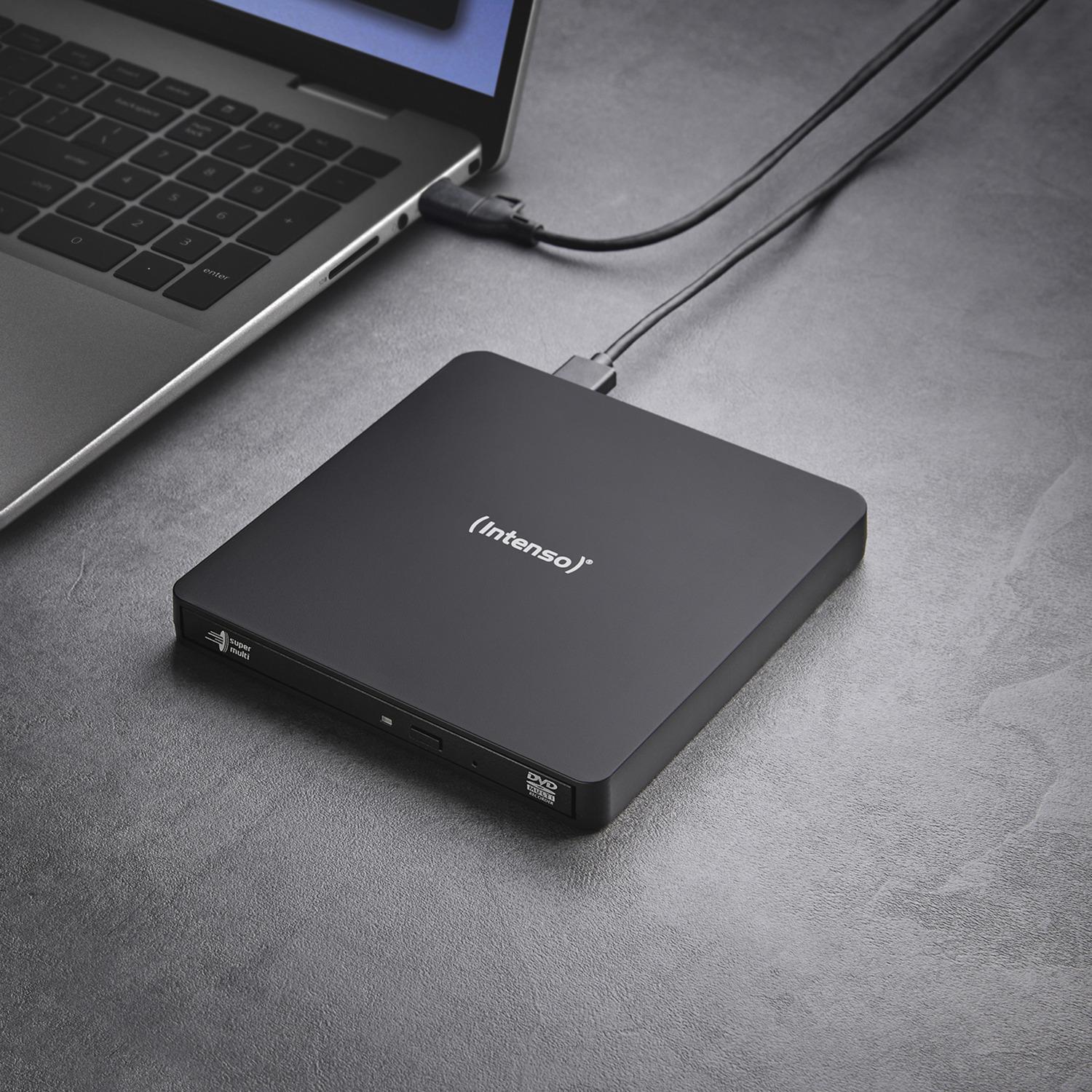 Записващо устройство Blu- ray Slim Intenso EOD500D,външно usb 3.2 черен цвят - Image 3