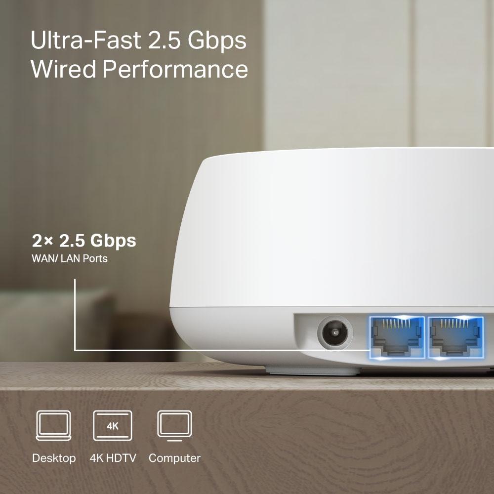Меш система TP-LINK Deco BE25 (3-pack), BE3600, 2x 2.5GbE, Wi-Fi 7 - Image 7