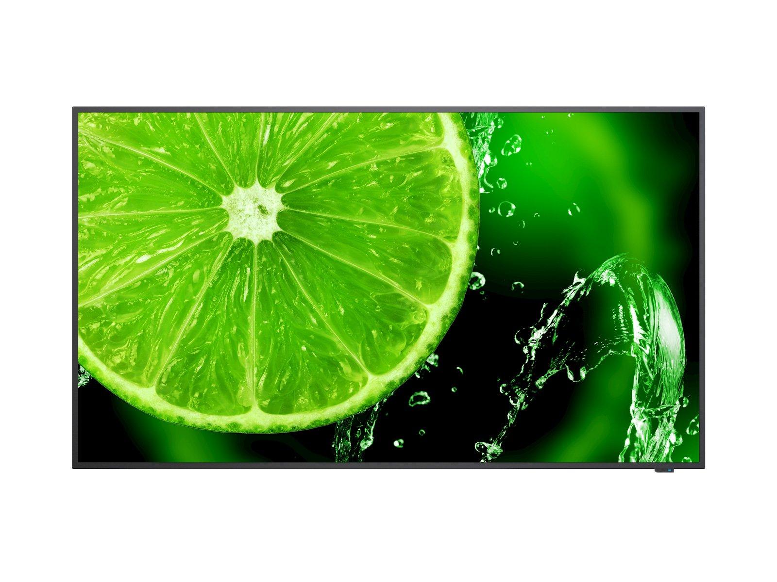 Широкоформатен дисплей NEC MultiSync E558, 55", UHD, 400cd/m2, Direct LED backlight, 16/7 proof, Media Player