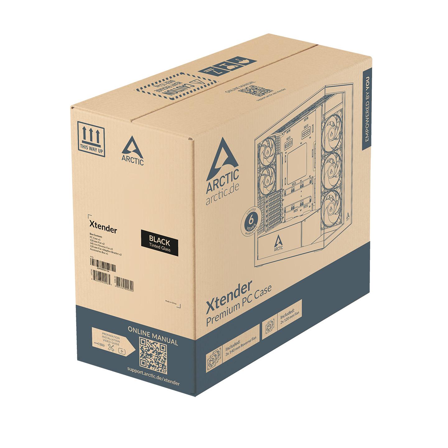 Кутия за компютър Arctic Xtender VG - White Mid-Tower - Image 9
