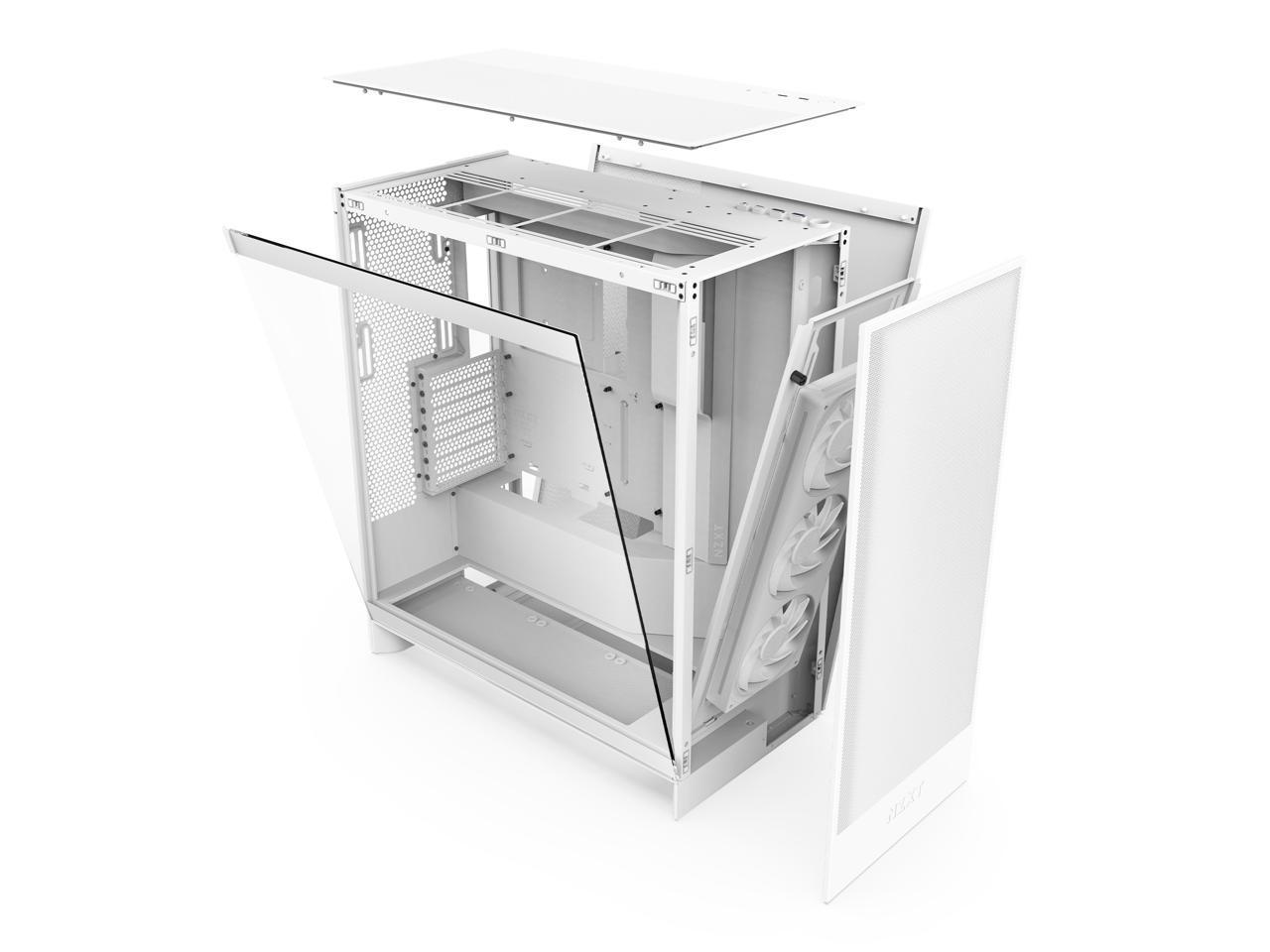 Кутия NZXT H7 Flow 2024 Edition White - Image 8
