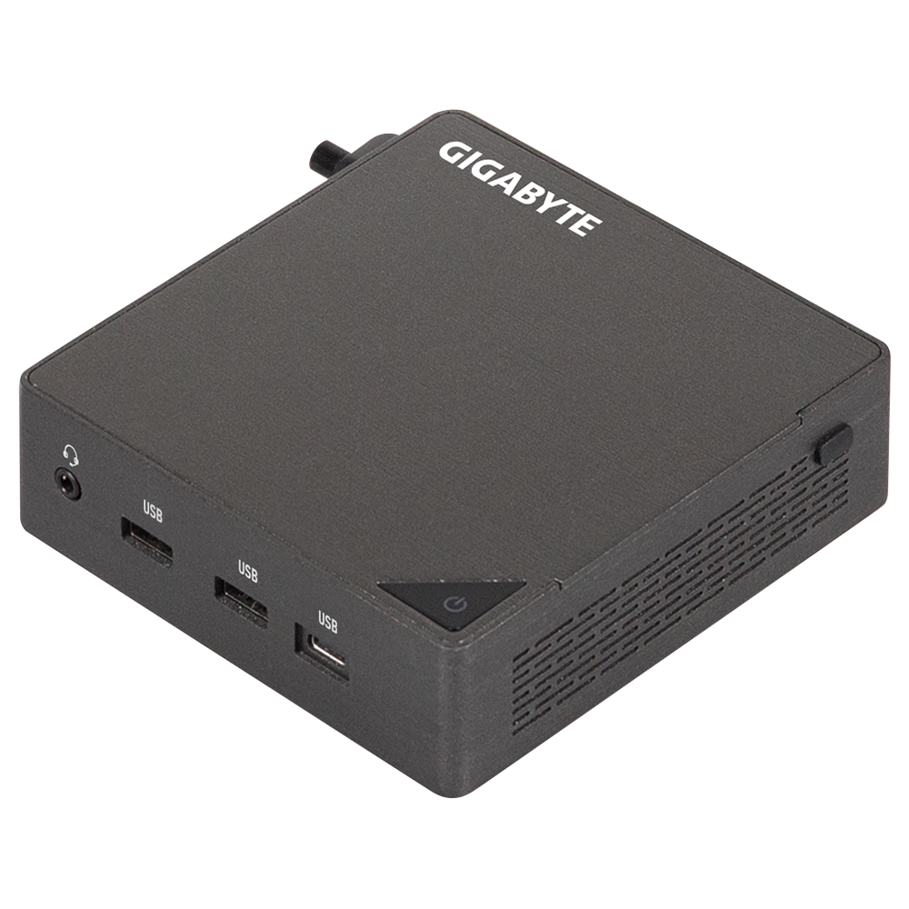Мини компютър Gigabyte BRIX BRU5-225H, Intel Core Ultra 5 225H, 2 x SO-DIMM DDR5, 2 x M.2 SSD, Wi-Fi 7 + BT 5.4
