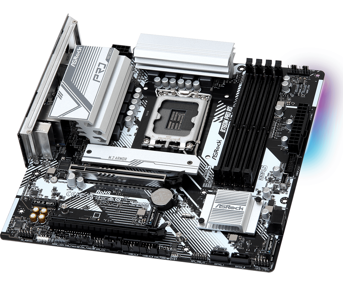 Дънна платка ASRock B760M Pro RS DDR5 - Image 3