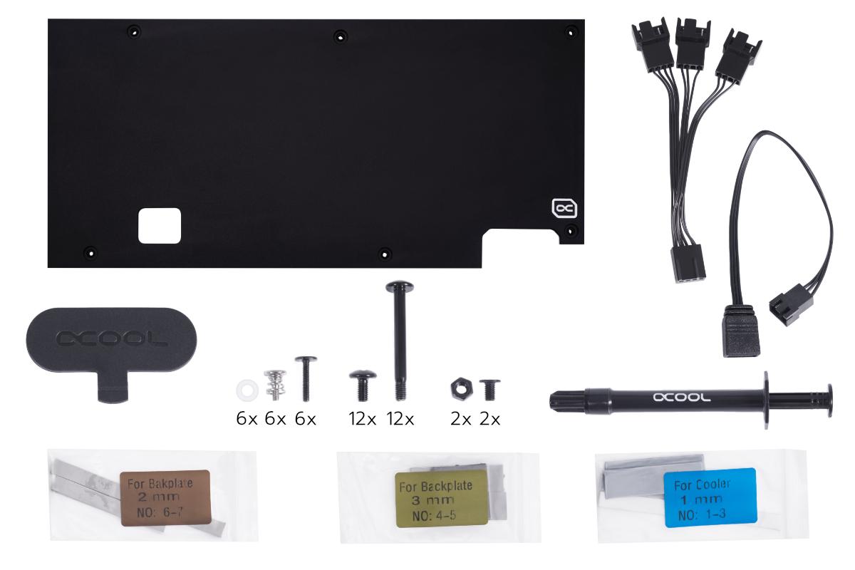 Система с водно охлаждане Alphacool Eiswolf 2 AIO - 360mm Radeon RX 6800/6800XT Strix/TUF with Backplate - Image 8
