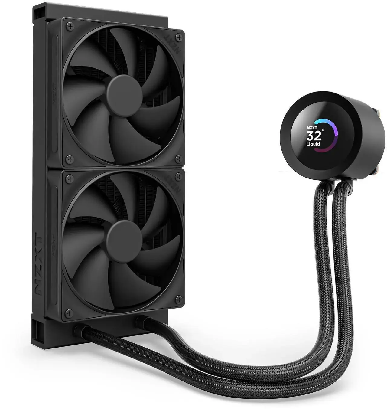Охладител за процесор NZXT Kraken Plus 240 LCD Display - Black - Image 3