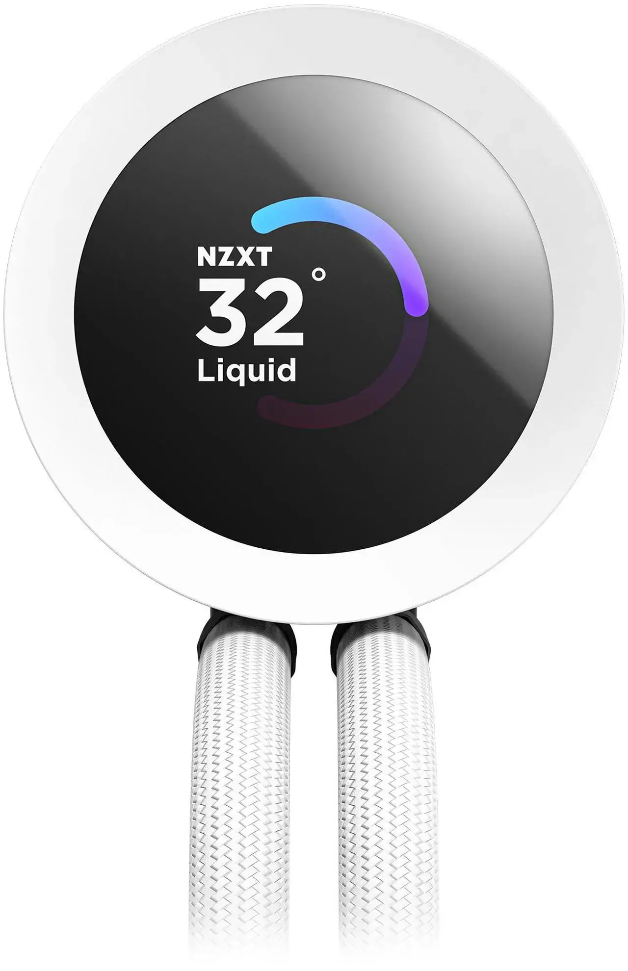 Охладител за процесор NZXT Kraken Plus 360 RGB LCD Display - White - Image 4