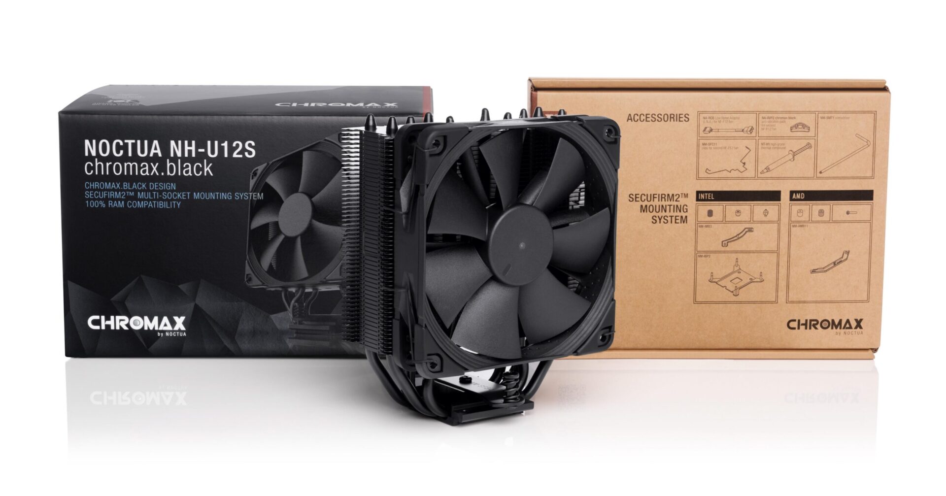 Охладител за процесор Noctua NH-U12S Chromax.black - Image 4