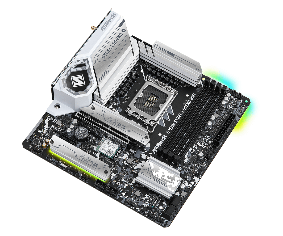 Дънна платка ASRock B760M Steel Legend WIFI DDR5 - Image 3