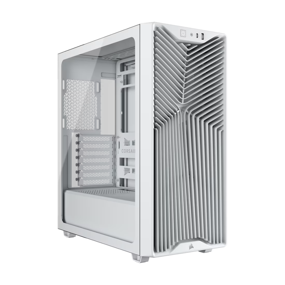 Кутия Corsair 3200D RS Mid-Tower Performance Case - White