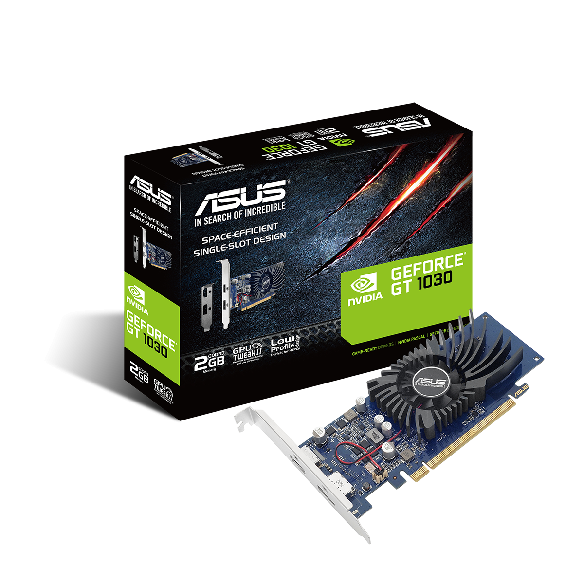 Видео карта ASUS GT 1030 2GB GDDR5 Low Profile - Image 5