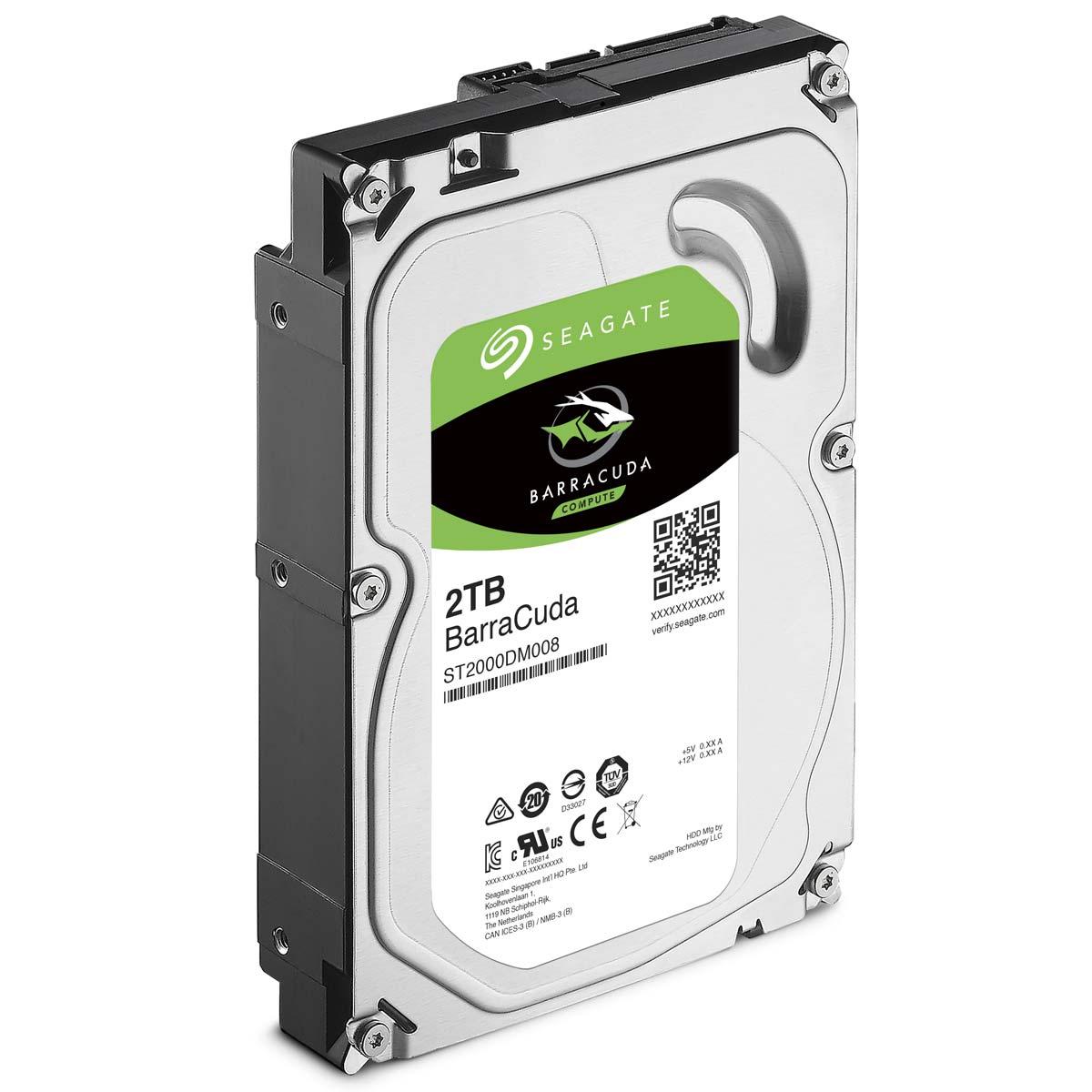 Хард диск SEAGATE BarraCuda, 2TB, 256MB, 7200 rpm, SATA 3, ST2000DM008