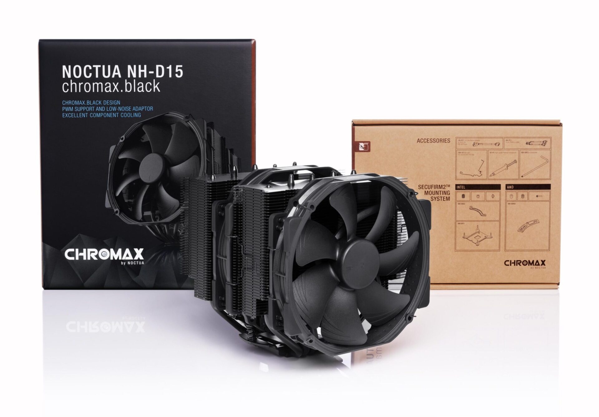 Охладител за процесор Noctua NH-D15 Chromax.black - Image 4