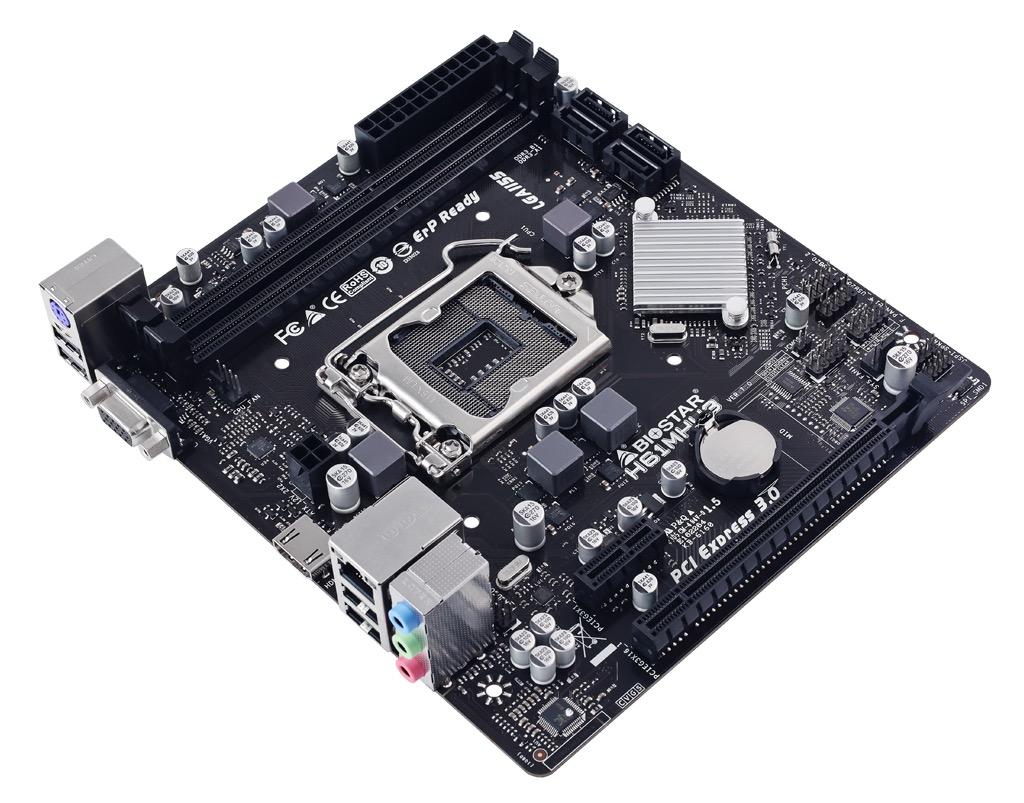 Дънна платка BIOSTAR H61MHV3, Intel H61, sock. 1155, Ver 7.0 - Image 3