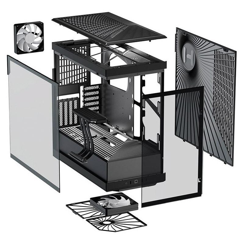 Кутия HYTE Y40 Tempered Glass, Mid-Tower, Черна, Стъклени панели - Image 7