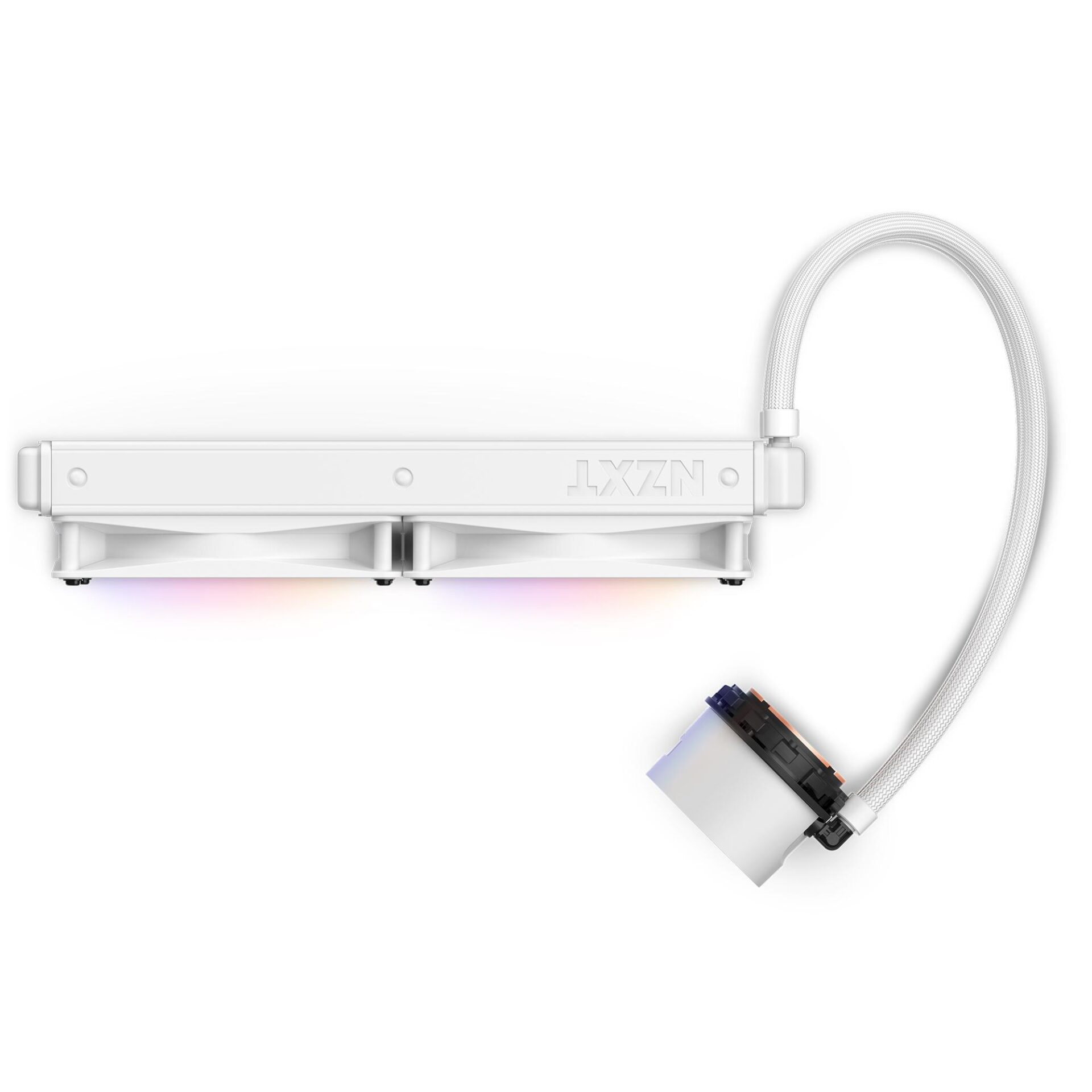 Охладител за процесор NZXT Kraken 280 RGB White, LCD Display - Image 12