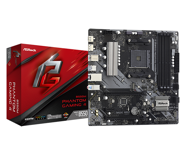 Дънна платка ASRock B550M Phantom Gaming 4, AM4 - Image 4
