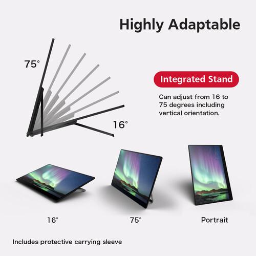 Преносим тъч монитор RICOH 150BW, OLED, 15.6", 715 г, USB-C, Li-Ion 3740mAh - Image 9