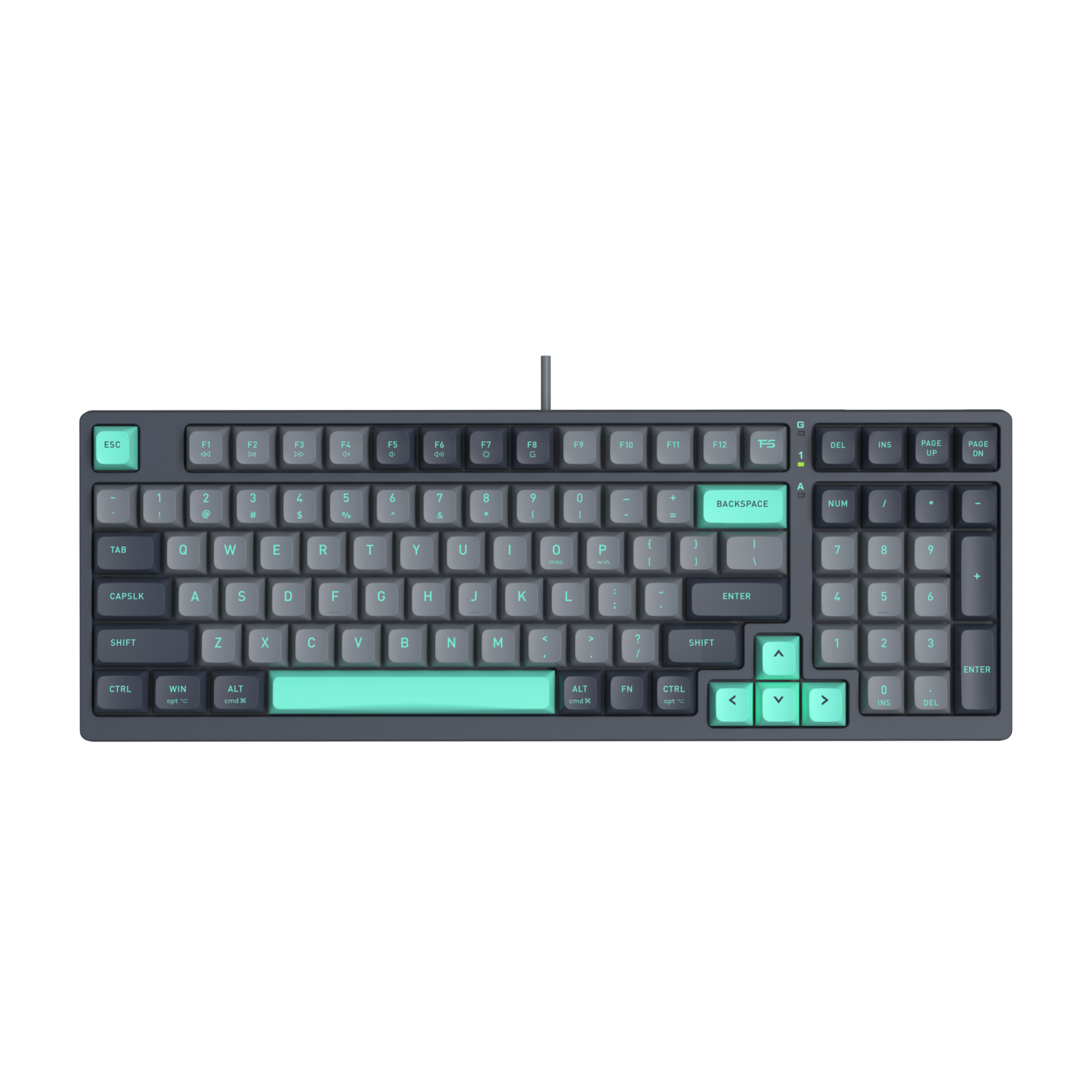 A4tech Fstyler FGS300 Panda Rock Механична TKL кирилизирана