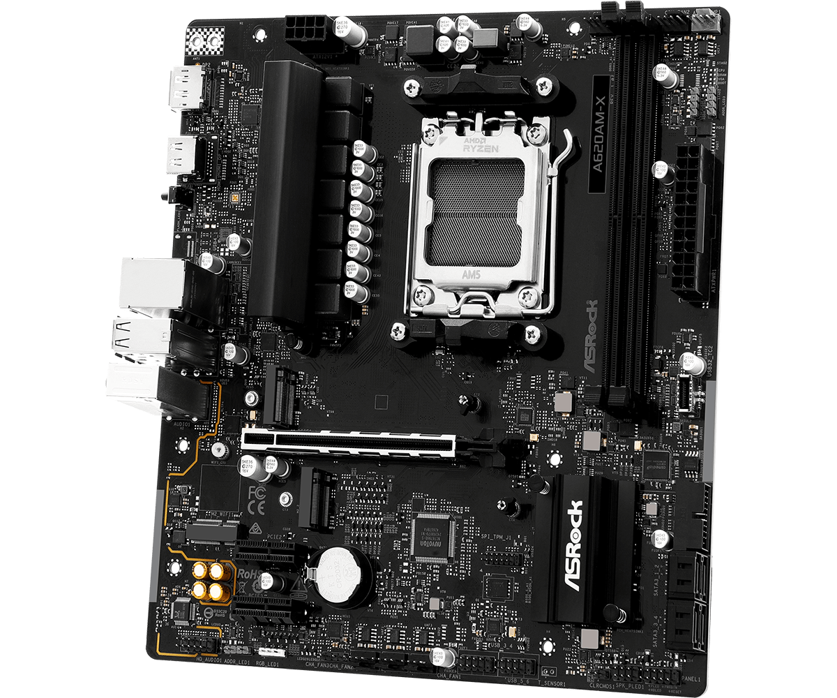 Дънна платка ASRock A620AM-X, AM5 - Image 3
