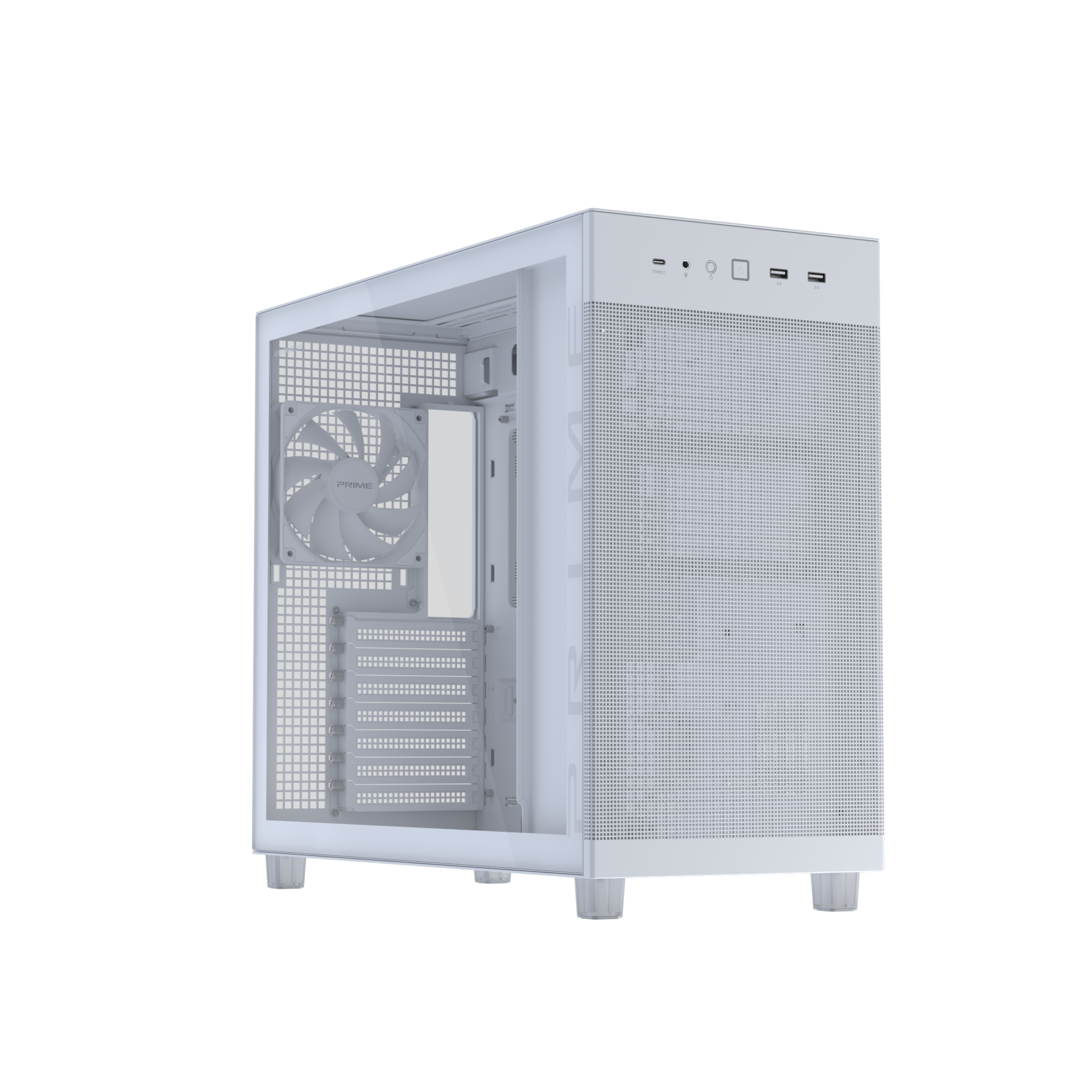 Кутия ASUS PRIME AP303 TG - White