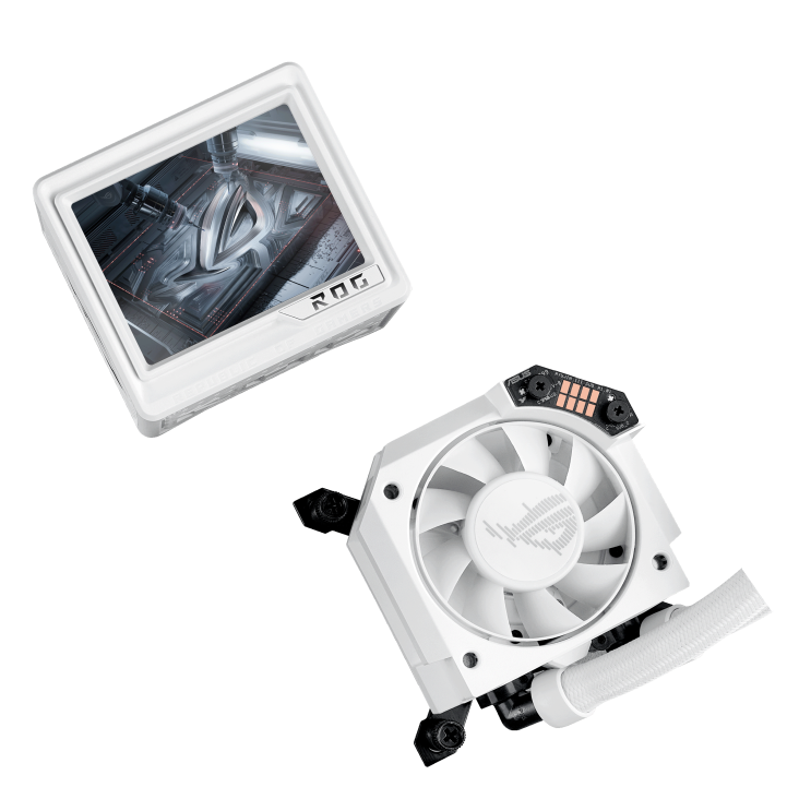 Охладител за процесор ASUS ROG RYUJIN III 360 ARGB EXTREME White Edition 3.5" LCD Display - Image 5