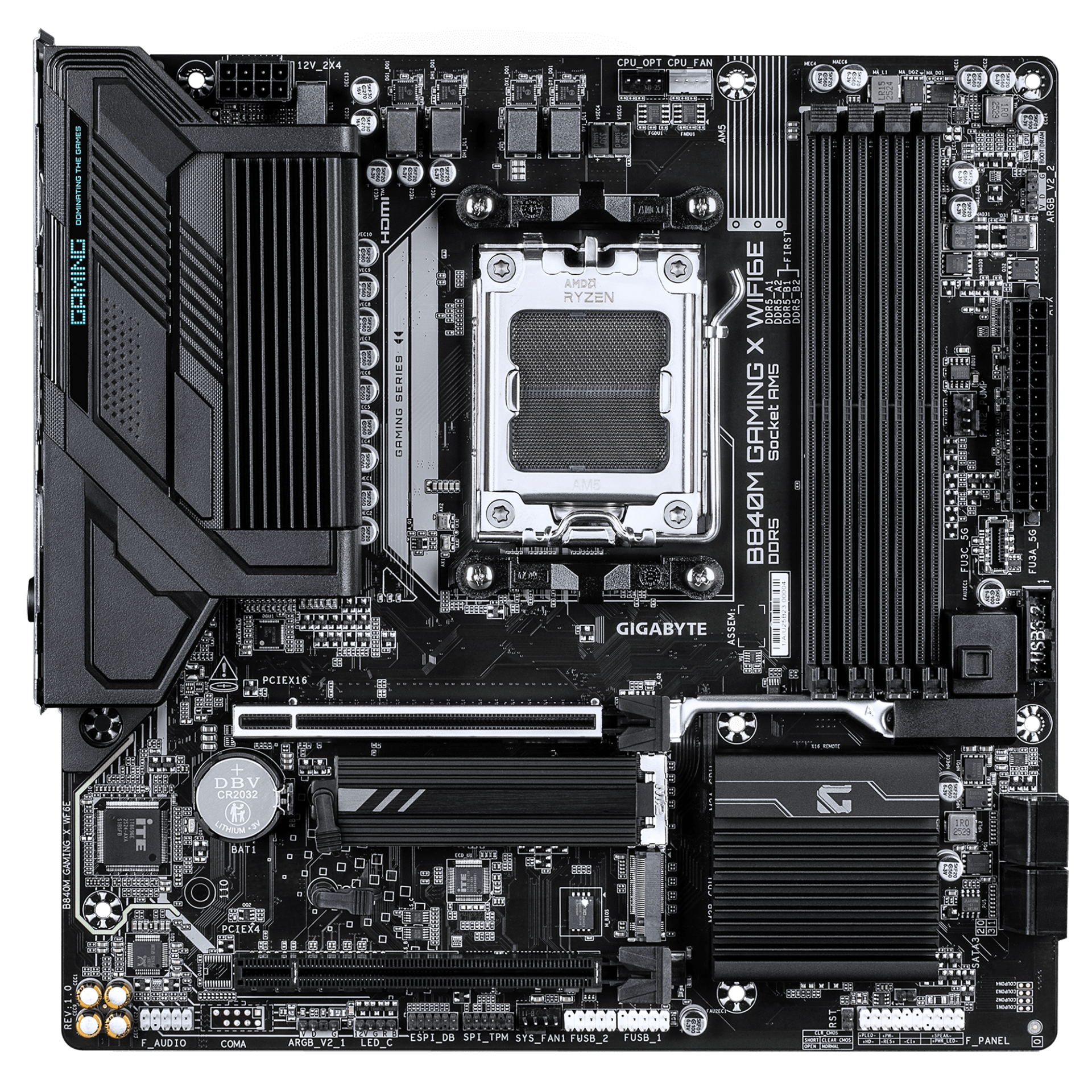 Дънна платка GIGABYTE B840M GAMING X WIFI 6E socket AM5