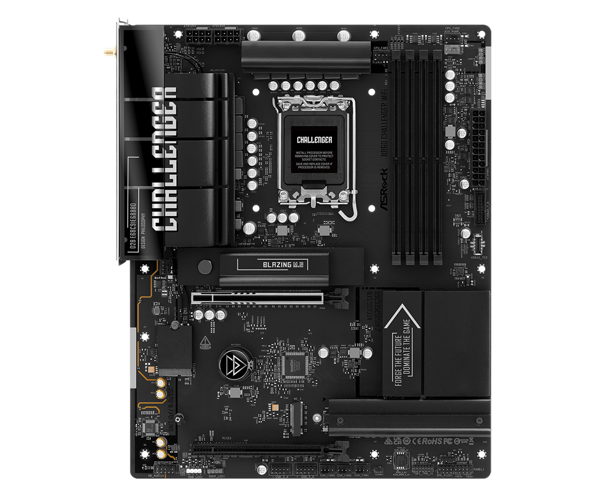 Дънна платка ASRock B860 Challenger WIFI, LGA 1851