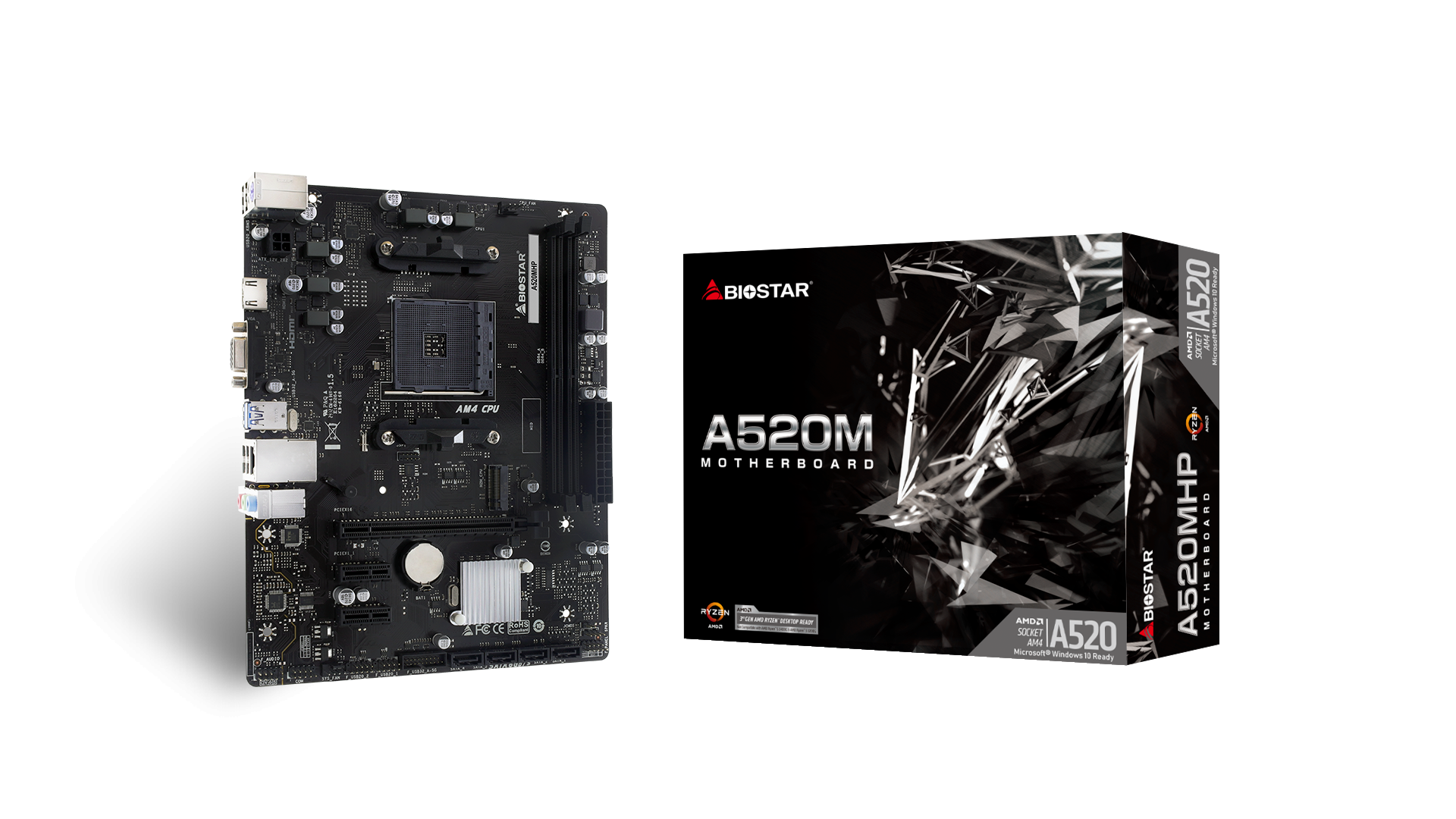 Дънна платка BIOSTAR A520MHP socket AM4 - Image 4