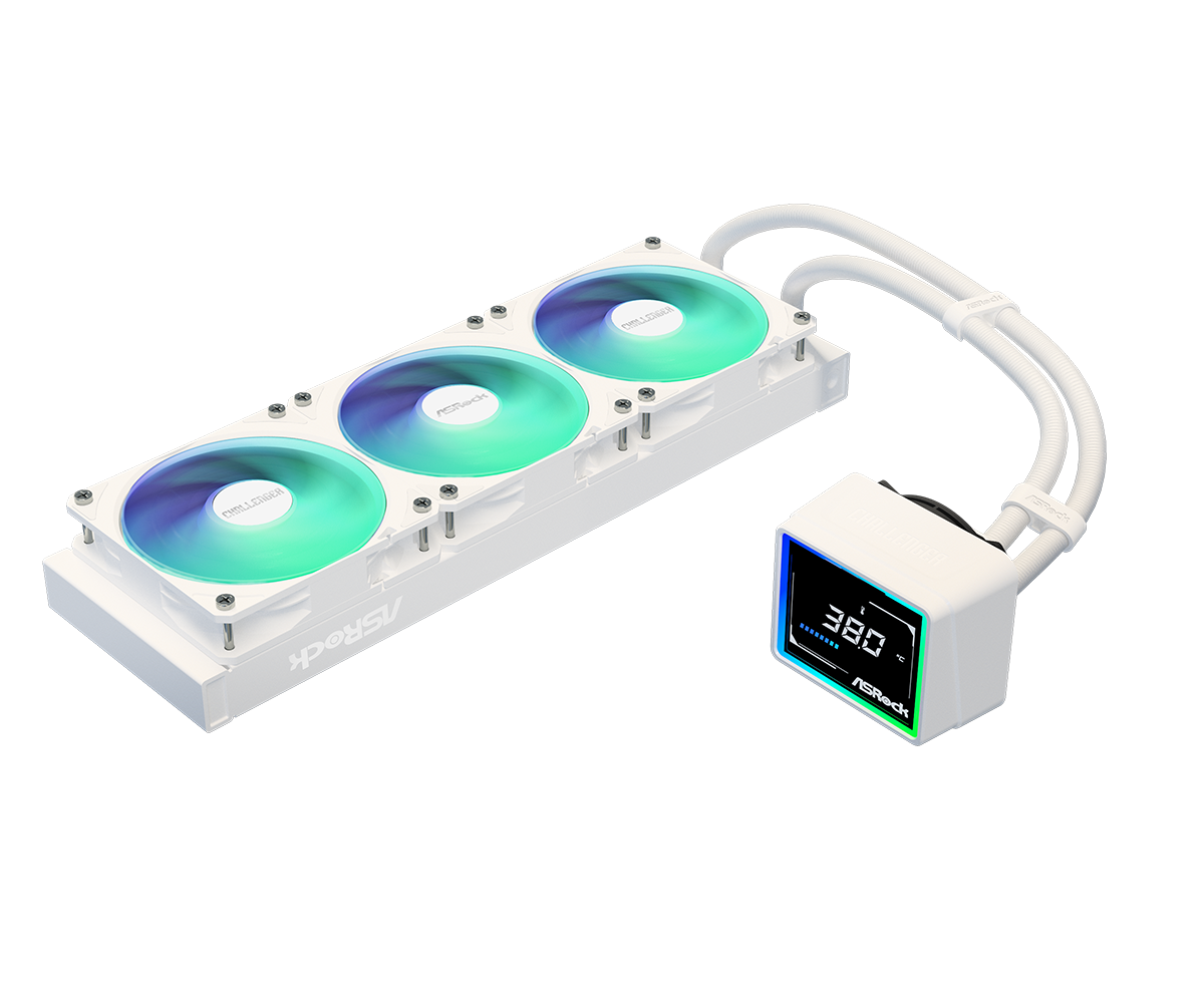 Охладител за процесор ASRock Challenger White 360 Digital - Image 4