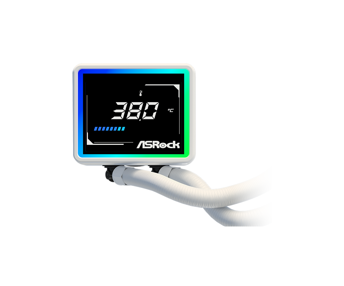 Охладител за процесор ASRock Challenger White 360 Digital - Image 6