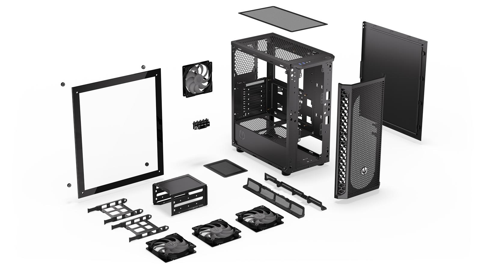 Кутия ENDORFY Signum 300 ARGB - Middle Tower - Image 13
