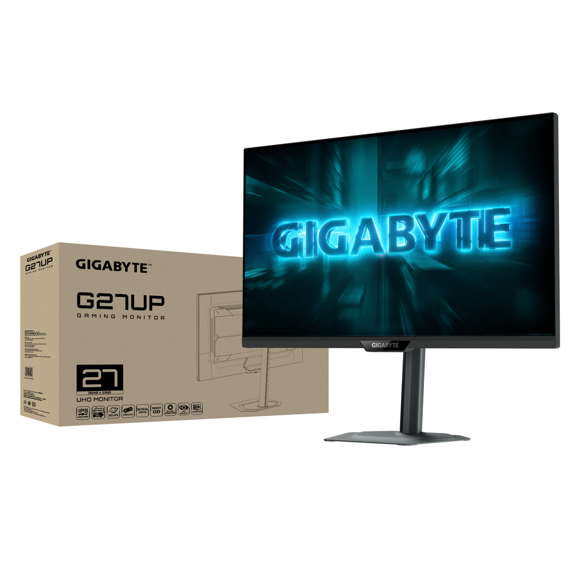 Геймърски Монитор Gigabyte G27UP - 27" inch SS IPS Dual Mode FHD/UHD(3840x2160) 160Hz, 1ms, HDR10 - Image 6