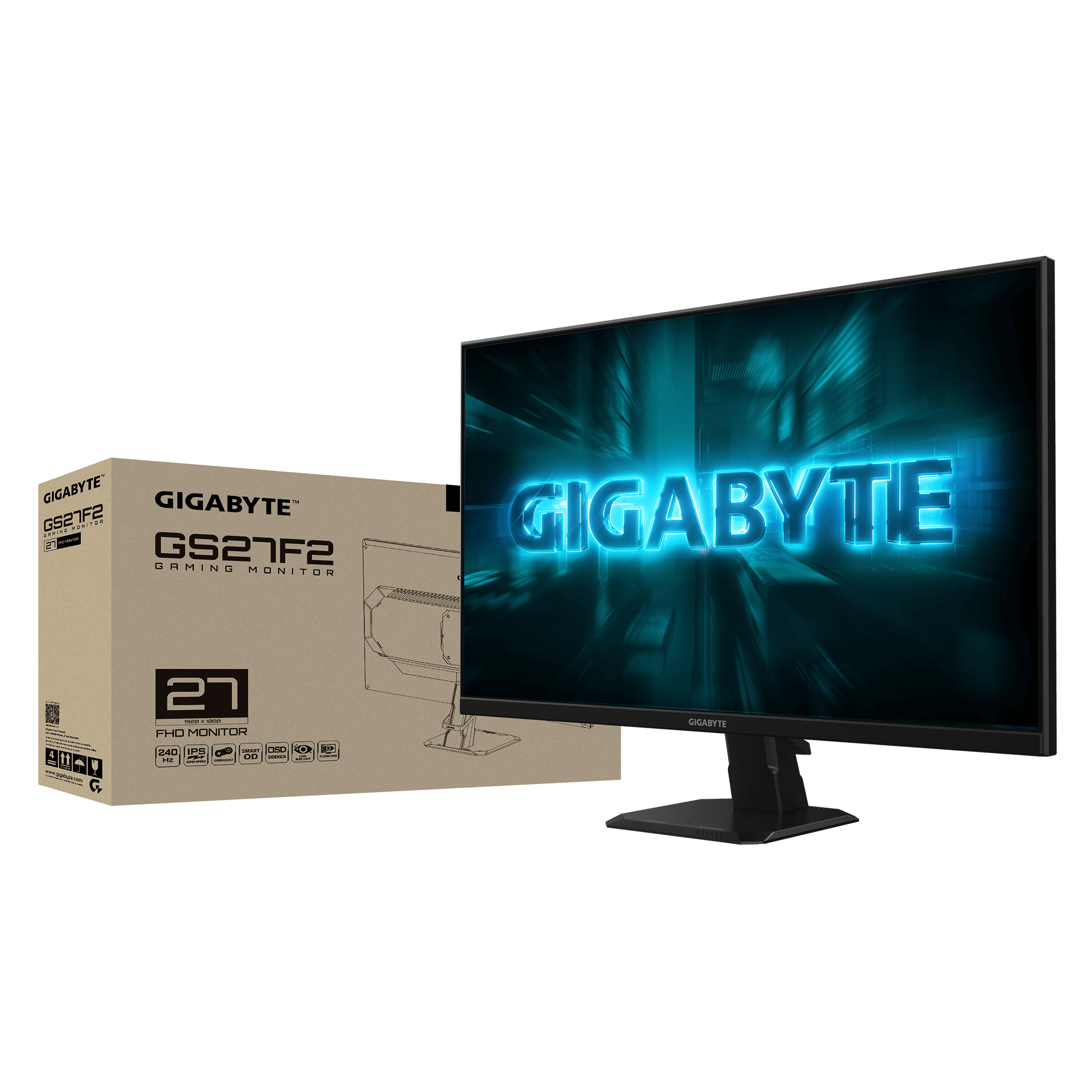 Геймърски монитор GIGABYTE GS27F2 - 27" SS IPS, Full HD(1920x1080), 240Hz, 1ms - Image 7