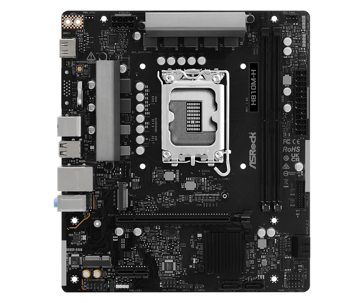 Дънна платка ASRock B810M-H, LGA 1851