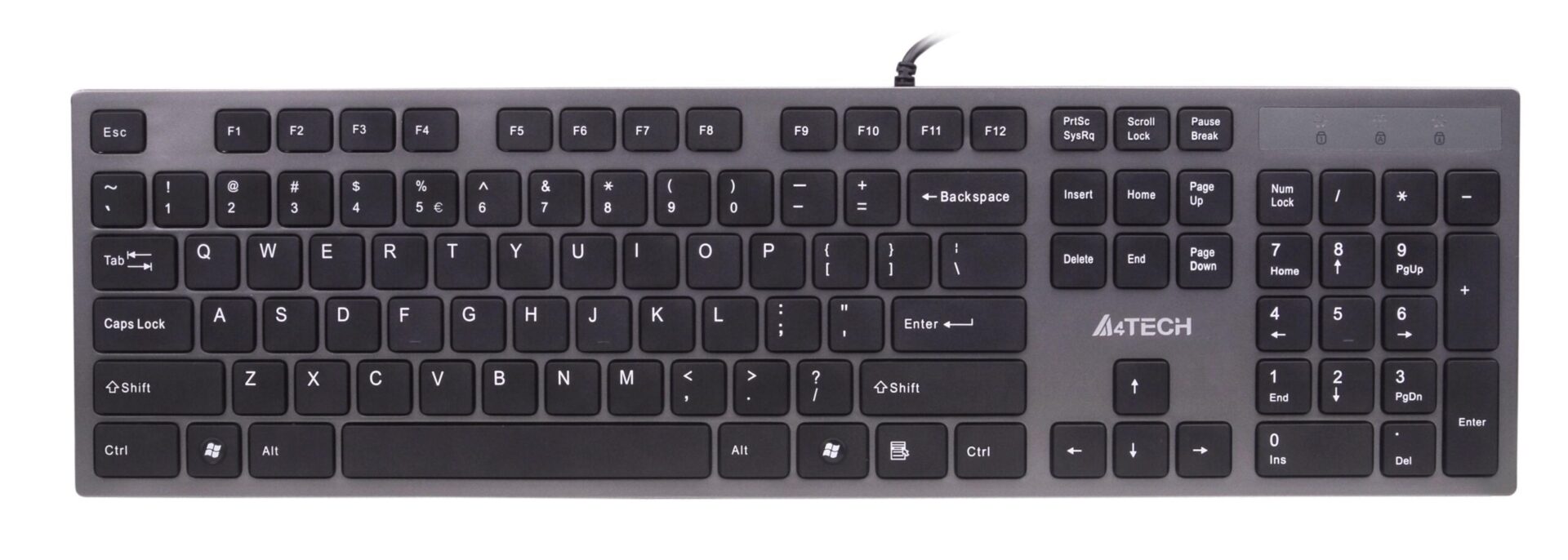Клавиатура A4tech KV-300H, 2 х USB порт