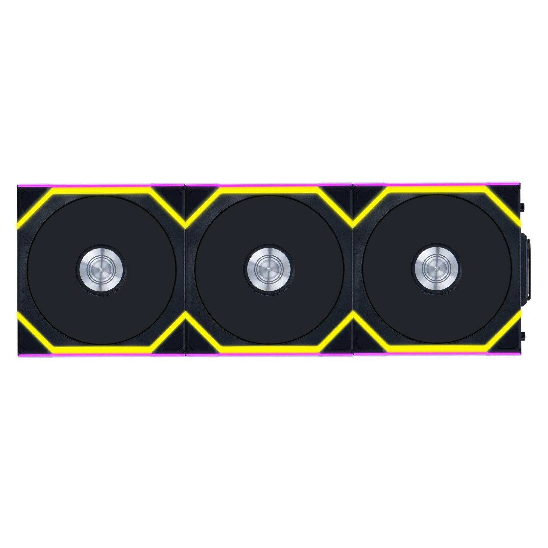 Вентилатори 3бр Lian Li UNI FAN SL Wireless ARGB PWM - 120 mm Черен + Контролер