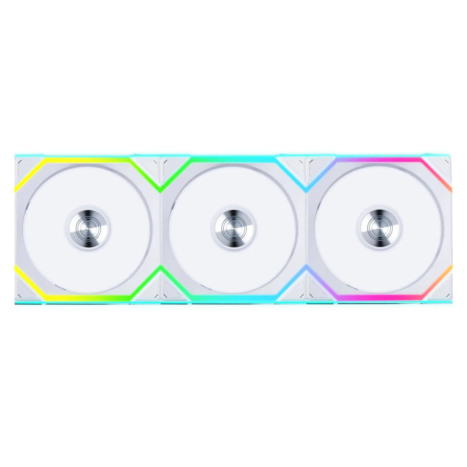 Вентилатори 3бр Lian Li UNI FAN SL Wireless ARGB PWM - 120 mm Бели + Контролер