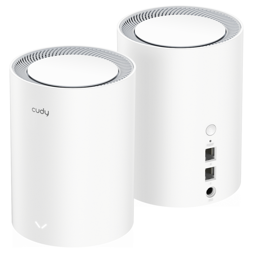 Безжична MESH система Cudy M3000, 2 броя, AX3000 Dual Band, 2.4/5 GHz, 574 - 2402 Mbps
