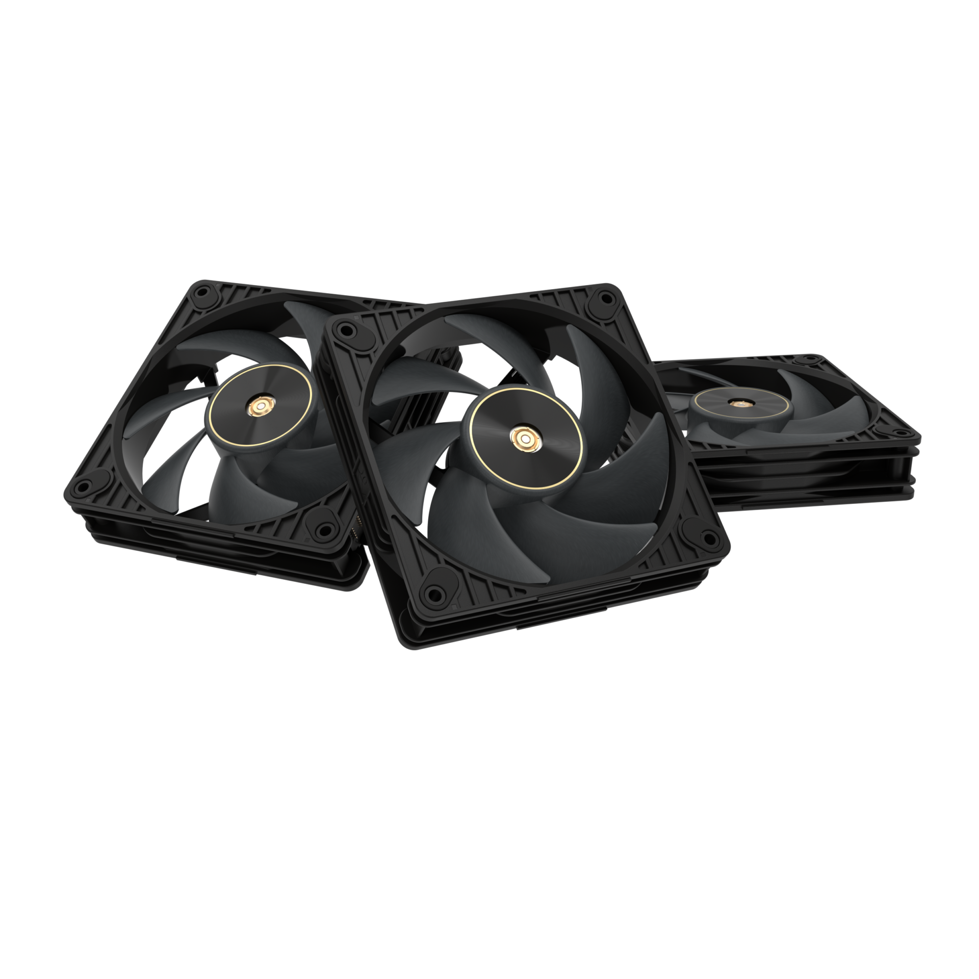 Комплект Вентилатори 3в1 ASUS PROART PF120 PWM - Black 120x120x28 mm