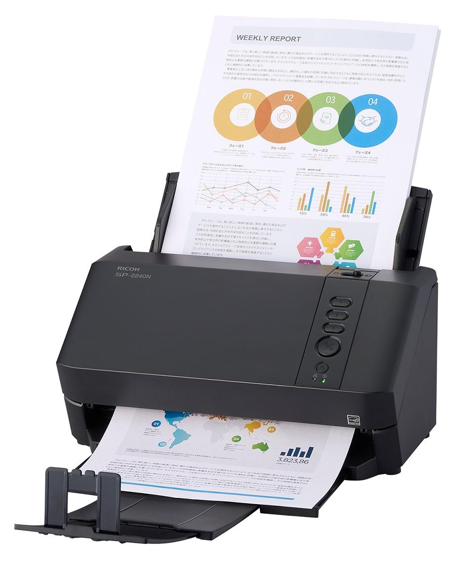 Скенер Ricoh SP-2240N, A4, ADF USB 3.2 LED, 40ppm - Image 3