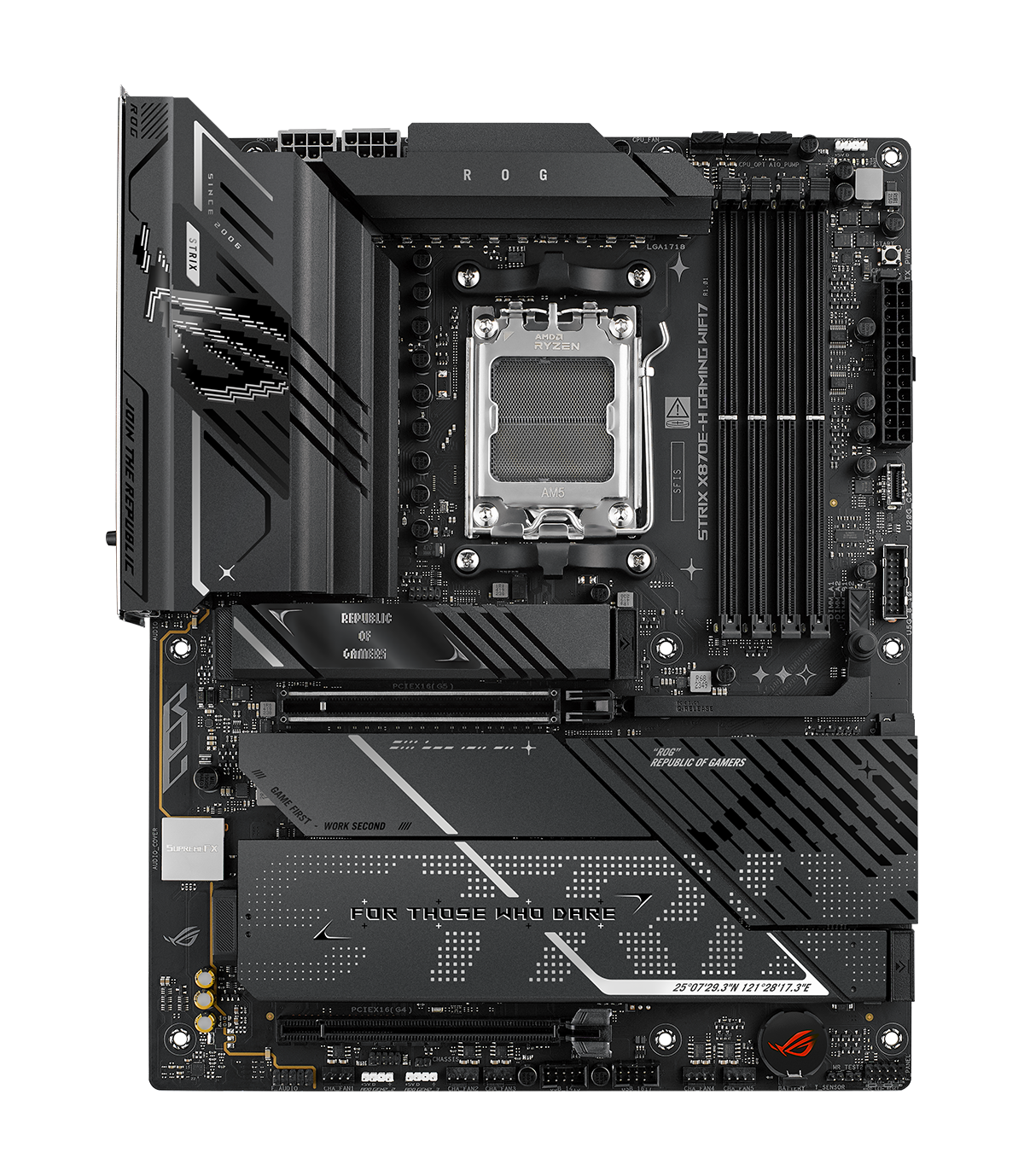 Дънна платка ASUS ROG STRIX X870E-H GAMING WIFI7 AM5 DDR5