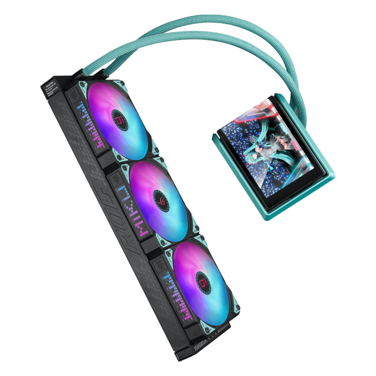 Охладител за процесор ASUS ROG RYUO IV 360 ARGB Hatsune Miku Edition - Image 4