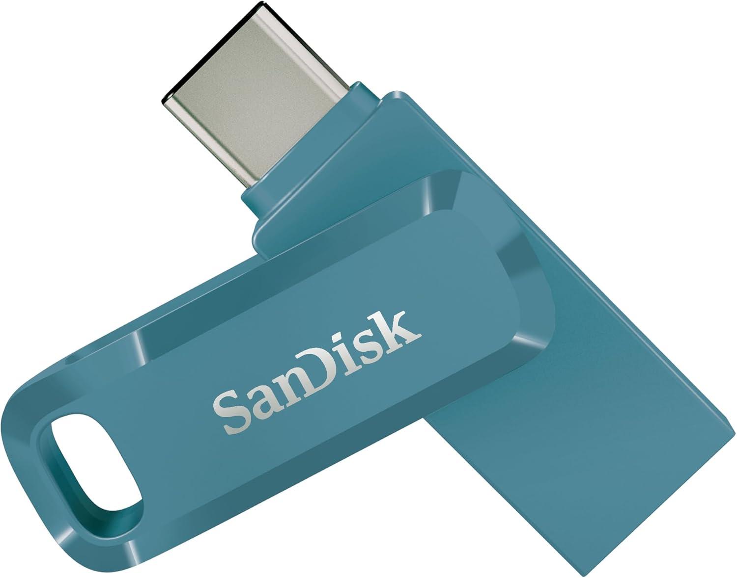 SanDisk Флаш памет 256Gb Ultra Drive Go USB-C Type-C, BLUE