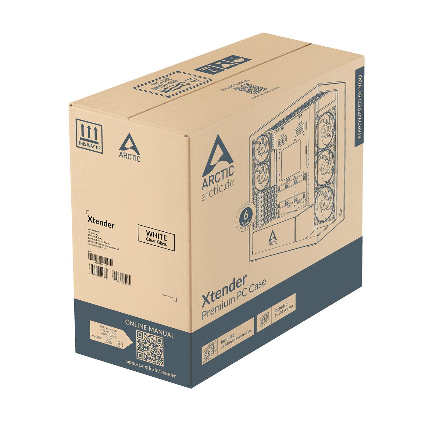 Кутия за компютър Arctic Xtender - White Mid-Tower - Image 9