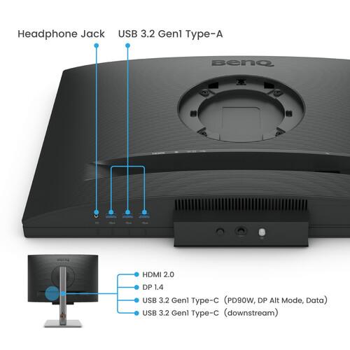 Монитор за програмиране BenQ RD240Q, 24.1", IPS, 2560x1600, 5 ms, 60Hz, HDR10 - Image 8