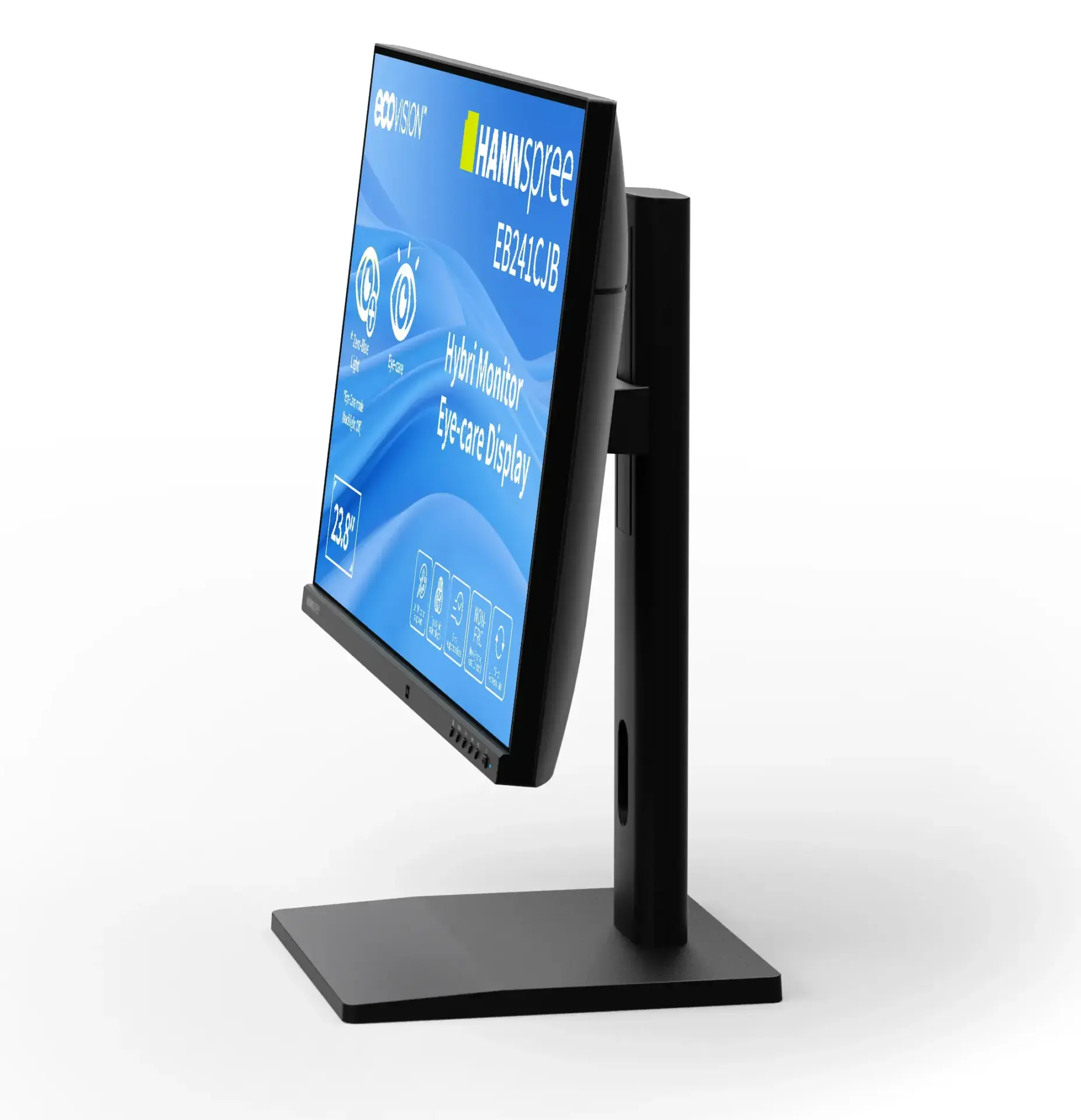 Монитор Hybrid Hannspree EB241CJB - 24"inch ecoVision TN, FHD(1920x1080), 75Hz, USB-C - Image 4